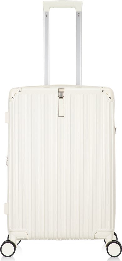 Hard case suitcase with extras – Mykonos-White-S (39 L)-The Livary