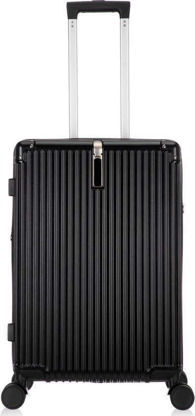 Hard case suitcase with extras – Mykonos-Black-S (39 L)-The Livary