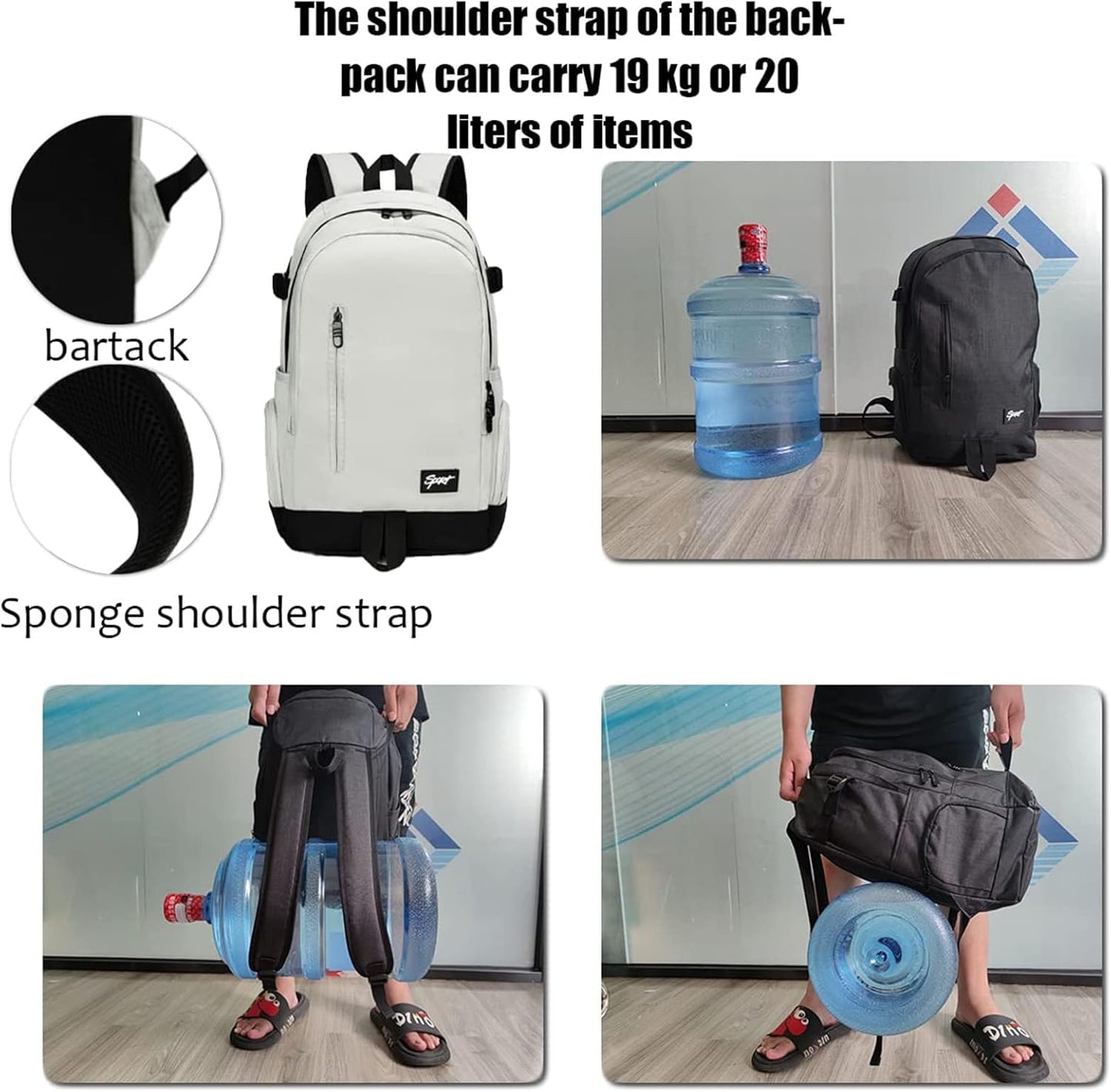 Slim 15.6" Travel & Work Laptop Backpack with Organiser Pockets