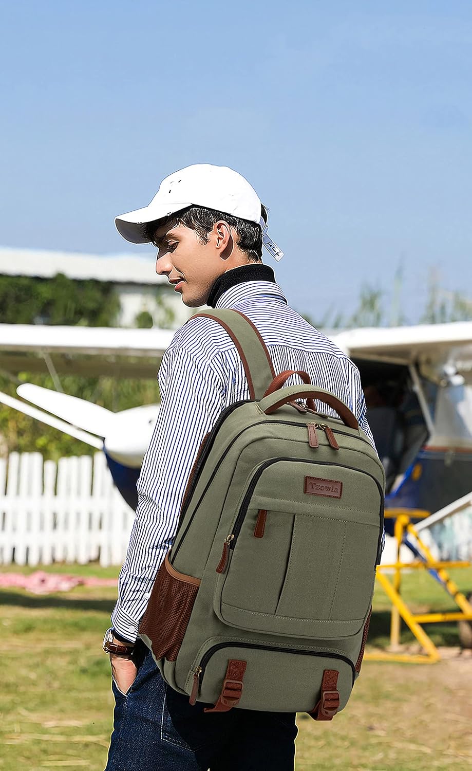 AA OUT OF STOCK Anti-Theft Canvas Laptop & Travel Backpack with USB Port – Fits up to 17.3"