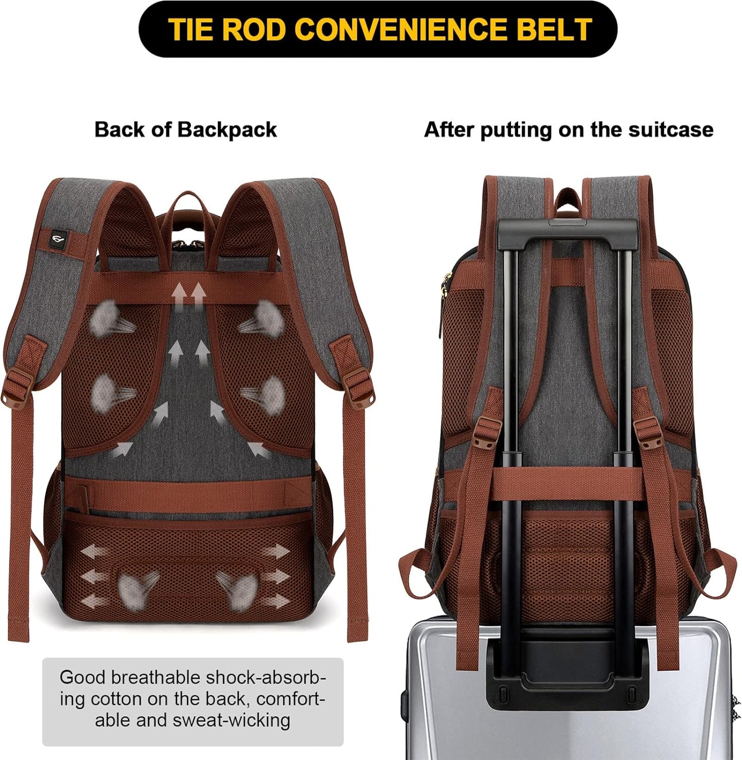AA OUT OF STOCK Anti-Theft Canvas Laptop & Travel Backpack with USB Port – Fits up to 17.3"