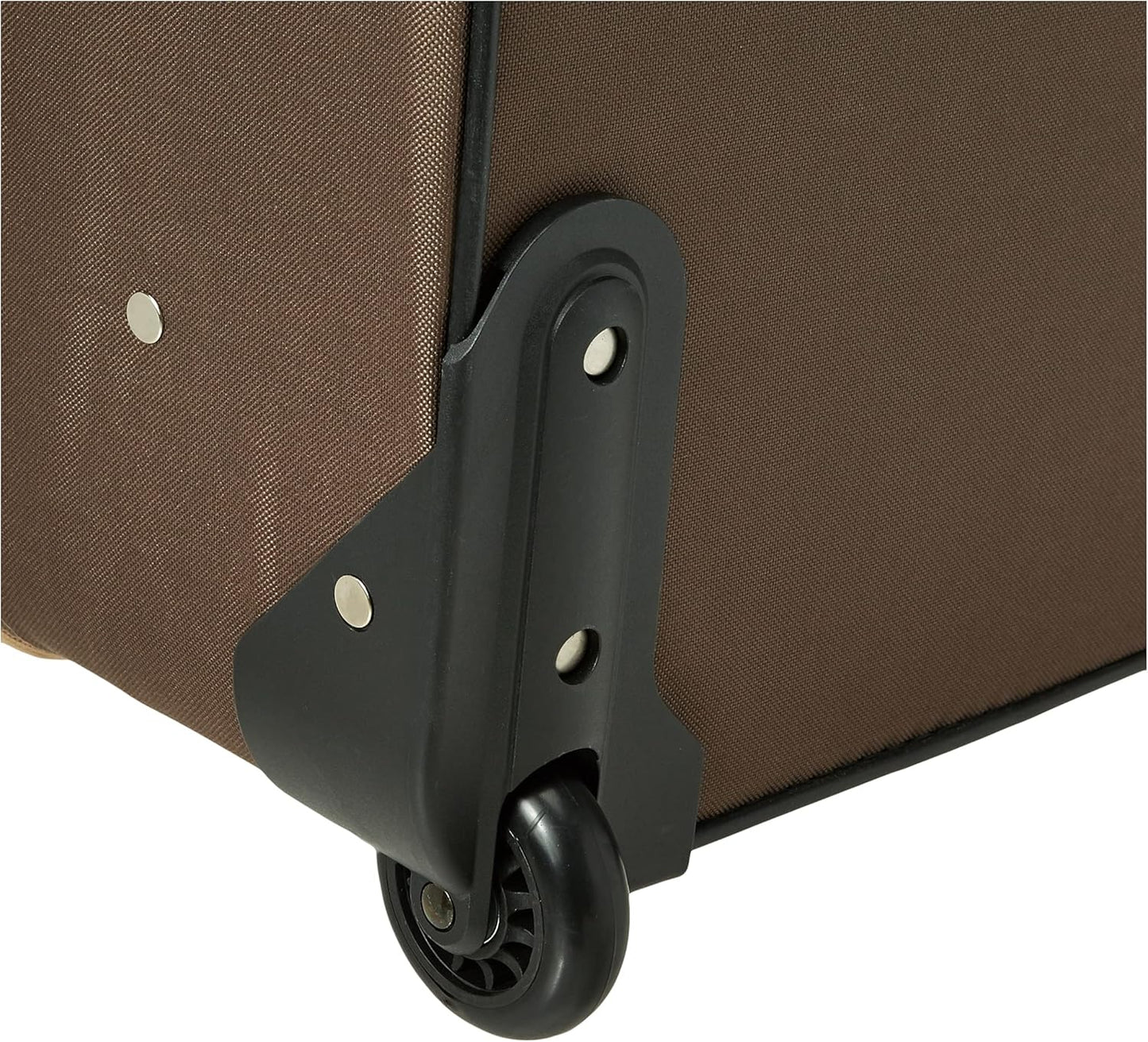 2-Piece Softside Upright Luggage Set with Carry-On Tote & Smooth Wheels