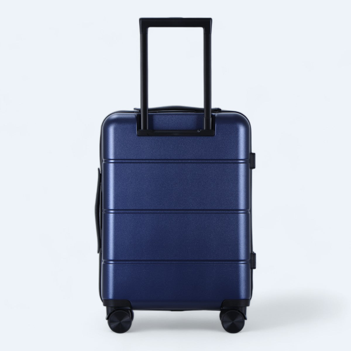 3-piece hard shell luggage set – Atlas Explorer-Black-S (38 L)-The Livary