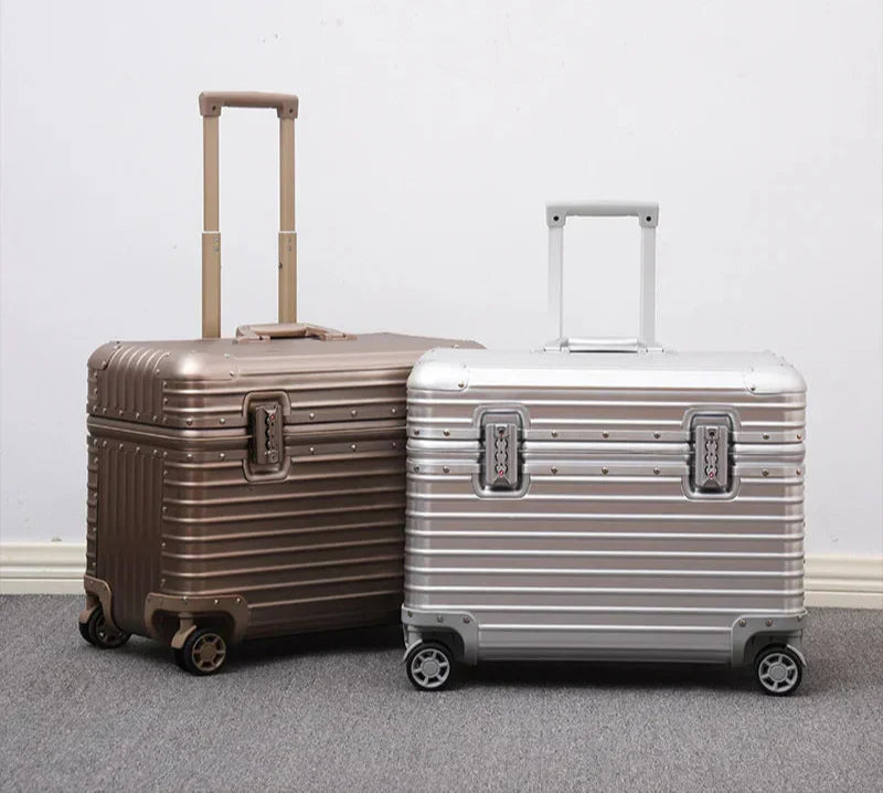 Aluminium-Magnesium hard case – Monaco-Silver-S (43 L)-The Livary