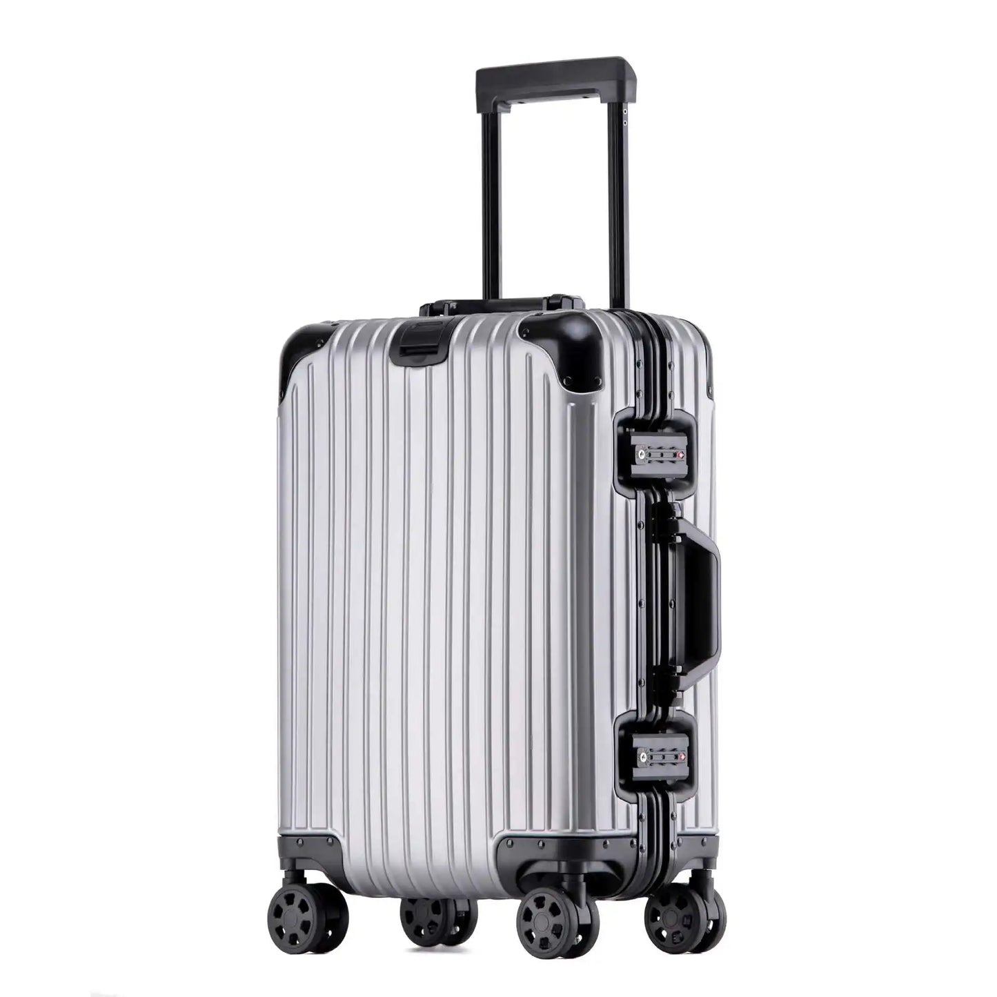 Aluminium-Magnesium hard shell case – Tirana-Gray Black-S (52 L)-The Livary