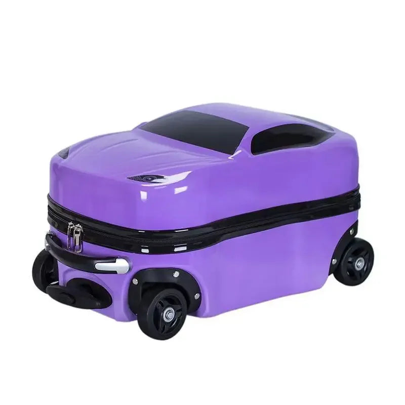 Hard-shell children's suitcase with car design – Turin