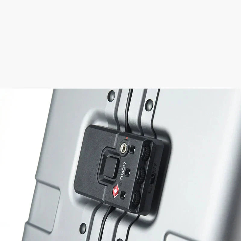 Fully aluminium hard shell case – Pristina-Silver-S (46 L)-The Livary