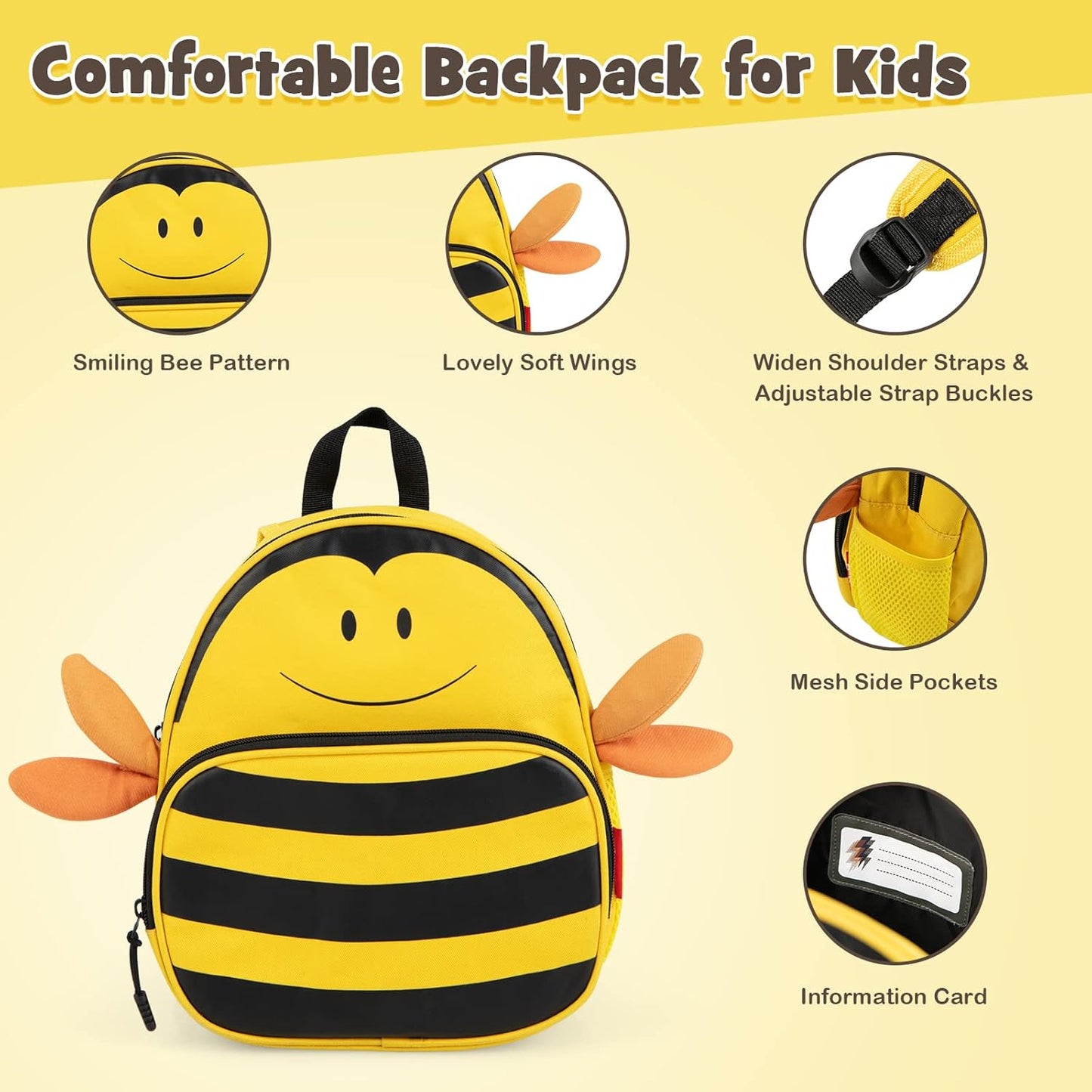 Children’s 2-Piece Ride-On Suitcase and Travel Backpack with Spinner Wheels