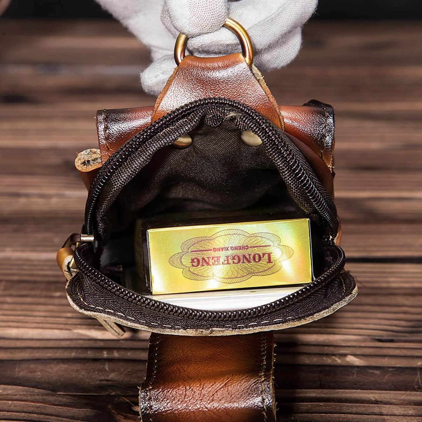 Genuine Leather Men’s Waist Pack