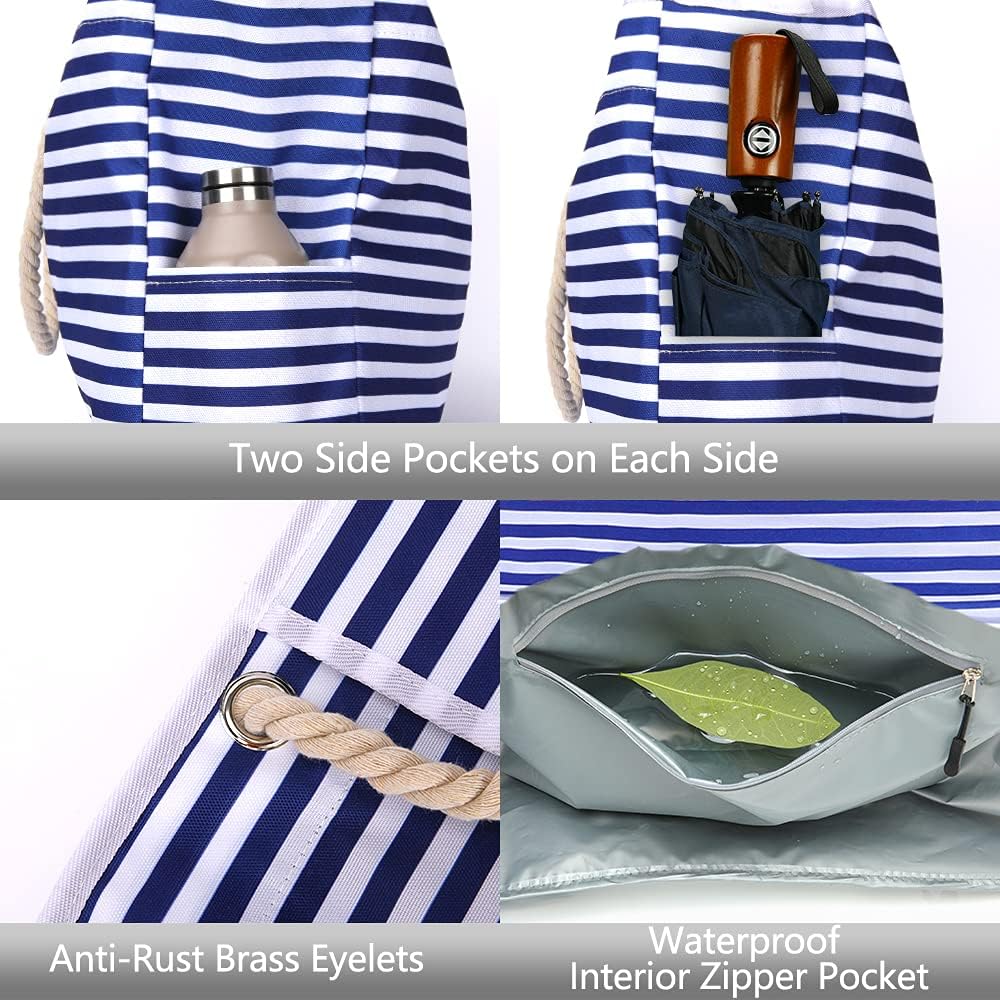 Waterproof Extra Large Beach Tote with Bonus Travel Case – CoastCarry
