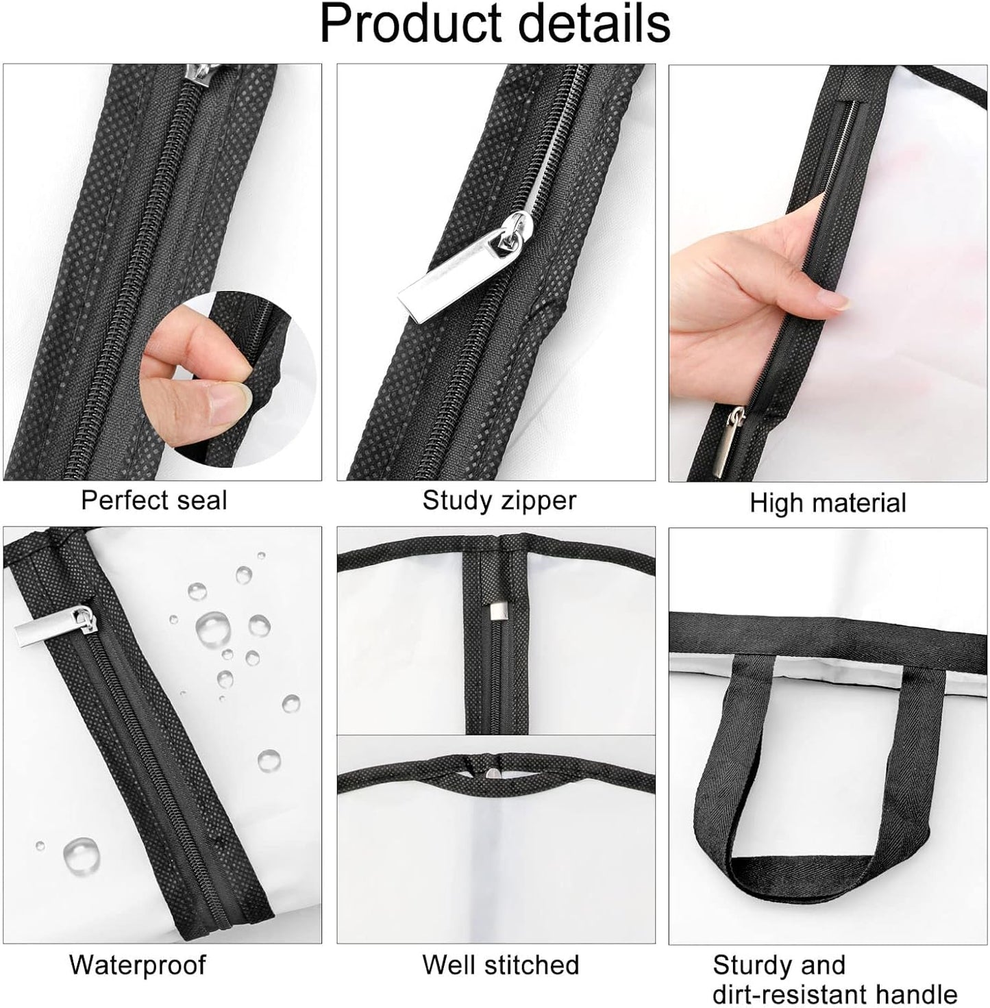 Extra-Long Dress & Gown Garment Bag – 71" Protective Covers with Handles (Buy 1, Get 1 FREE)