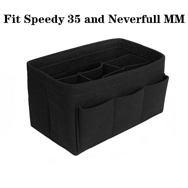 Felt Handbag and Make-Up Organiser Insert – Buy 1, Take 1 FREE Multi-Pocket Tote Storage