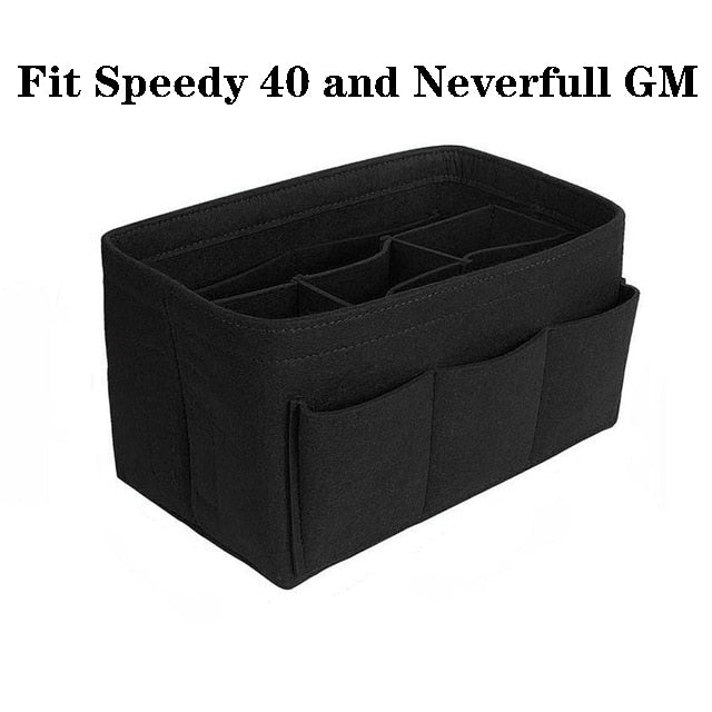 Felt Handbag and Make-Up Organiser Insert – Buy 1, Take 1 FREE Multi-Pocket Tote Storage