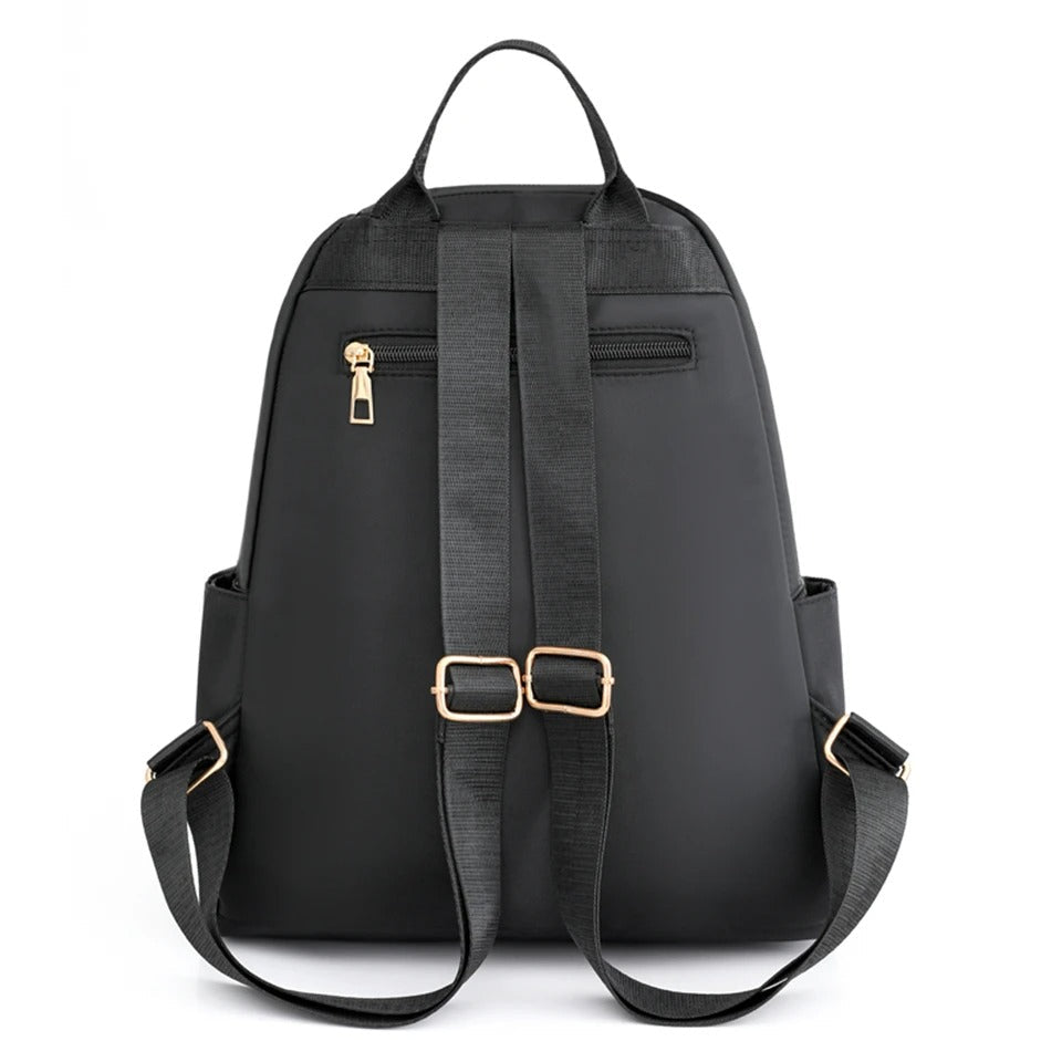 Lightweight Water-Resistant Nylon Backpack for Women – Travel & School
