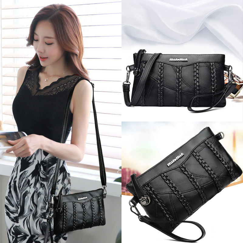 PU Leather Women’s Crossbody Clutch with Spacious Interior