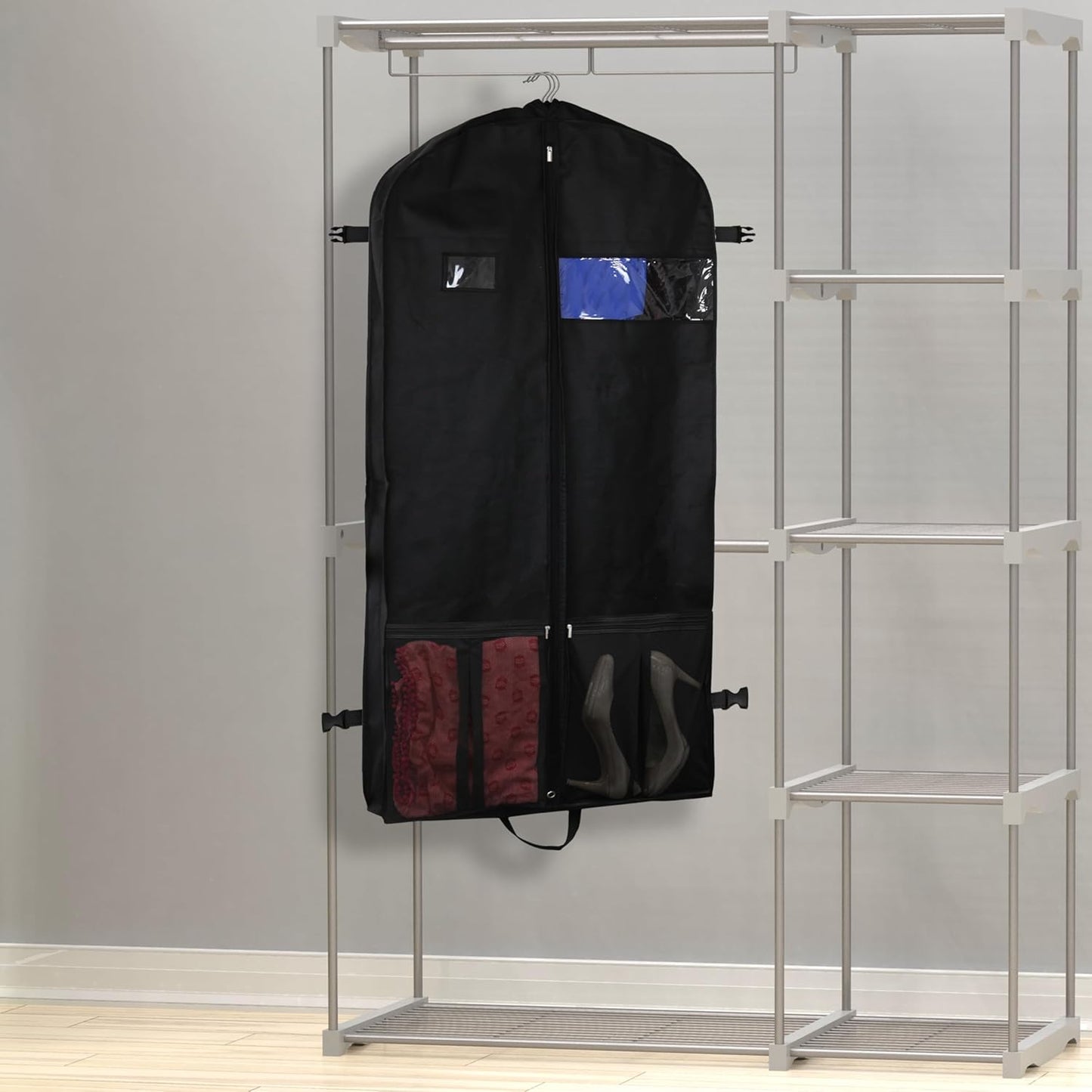 Heavy-Duty Travel Garment Bag with Pockets – 1+1 FREE Limited Promo