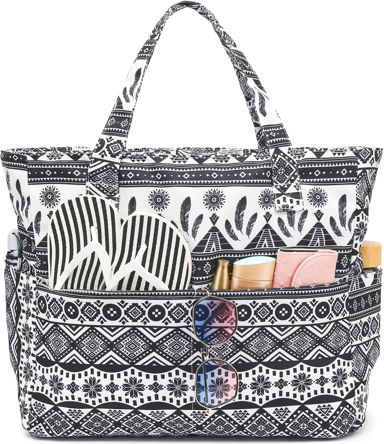 Extra Large Waterproof Beach Tote with Wet Compartment – Buy 1, Take 1 FREE