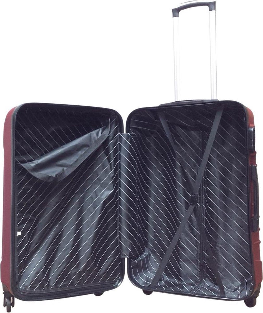2-piece ABS luggage set – Ventura-Black-The Livary