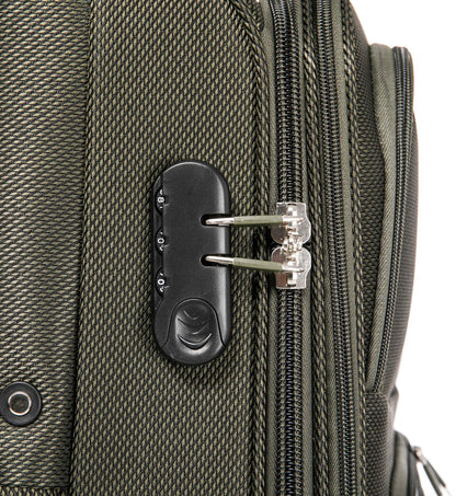 Soft Expandable Suitcase – Casablanca-Green-S (46 L)-The Livary
