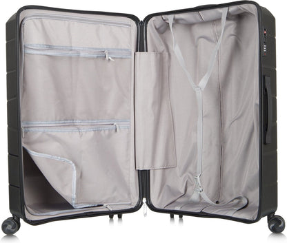 Hard shell suitcase – Helsinki-Blue-S (39 L)-The Livary