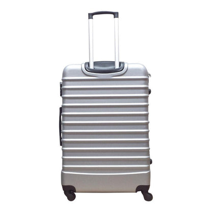 ABS hard shell suitcase – Siena-Silver-XS (26 L)-The Livary