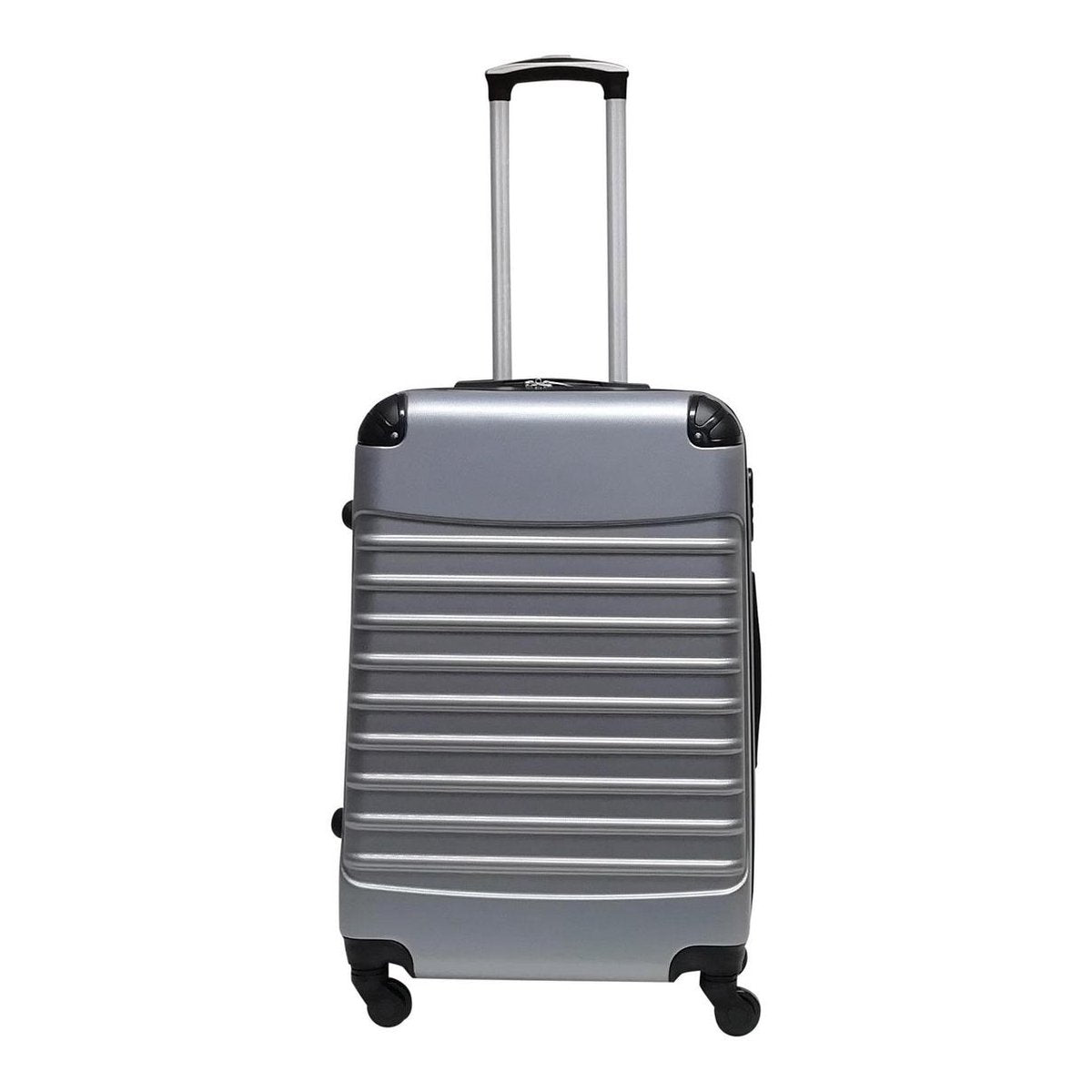 ABS hard shell suitcase – Siena-Silver-XS (26 L)-The Livary