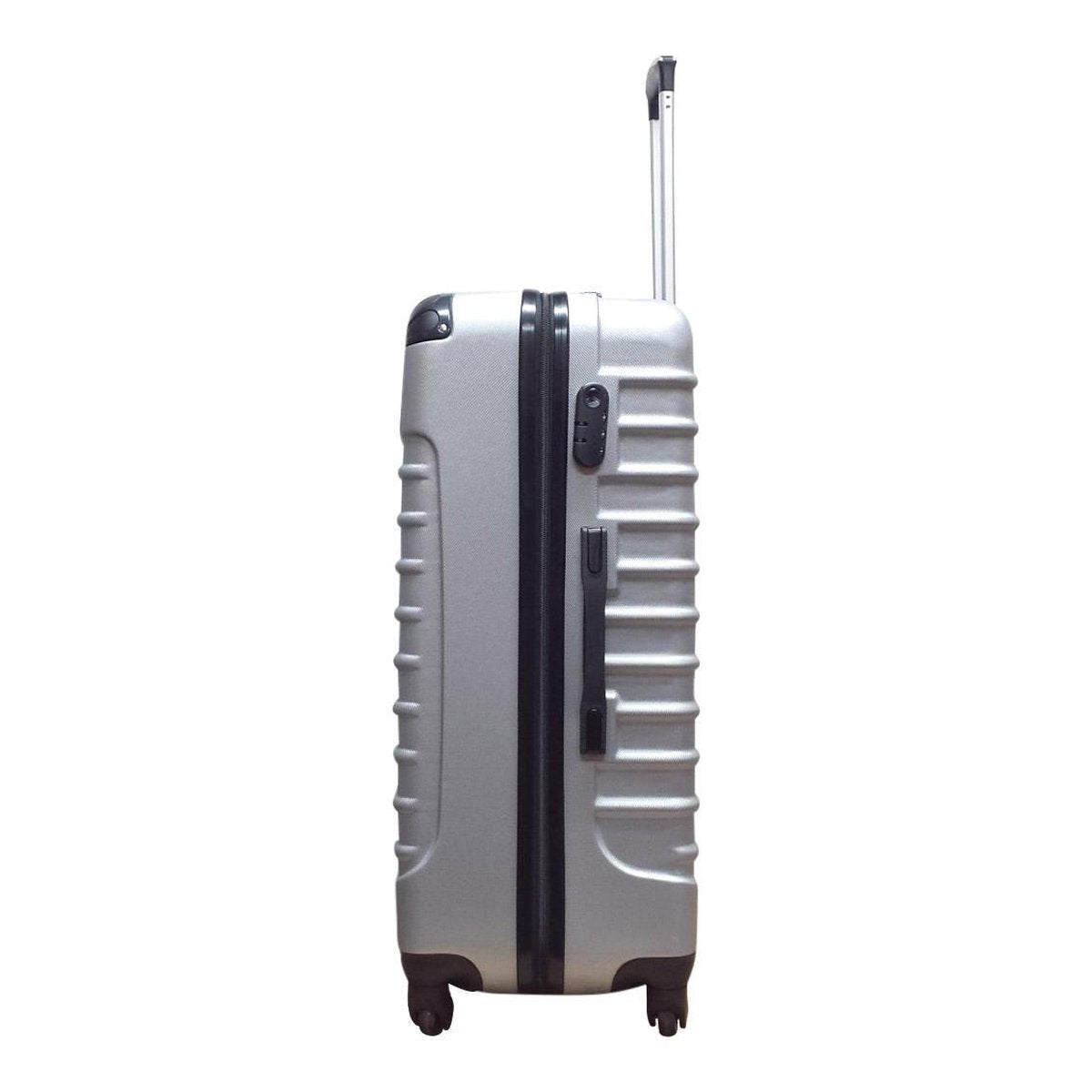 ABS hard shell suitcase – Siena-Silver-XS (26 L)-The Livary