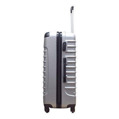 ABS hard shell suitcase – Siena-Silver-XS (26 L)-The Livary