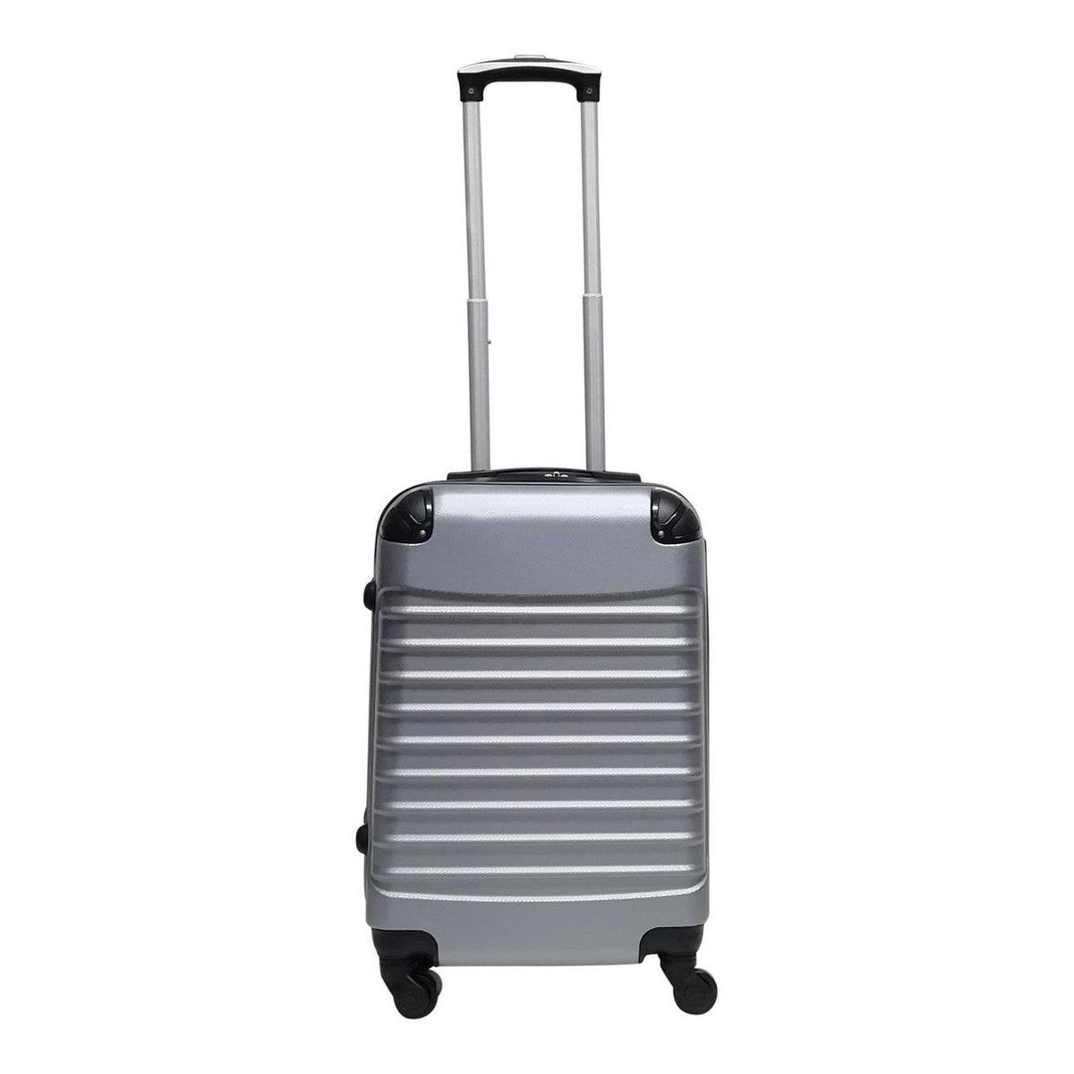 ABS hard shell suitcase – Siena-Silver-XS (26 L)-The Livary