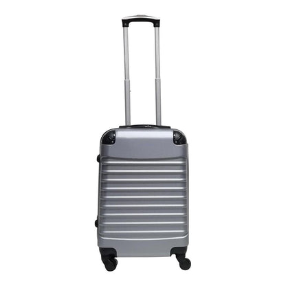 ABS hard shell suitcase – Siena-Silver-XS (26 L)-The Livary