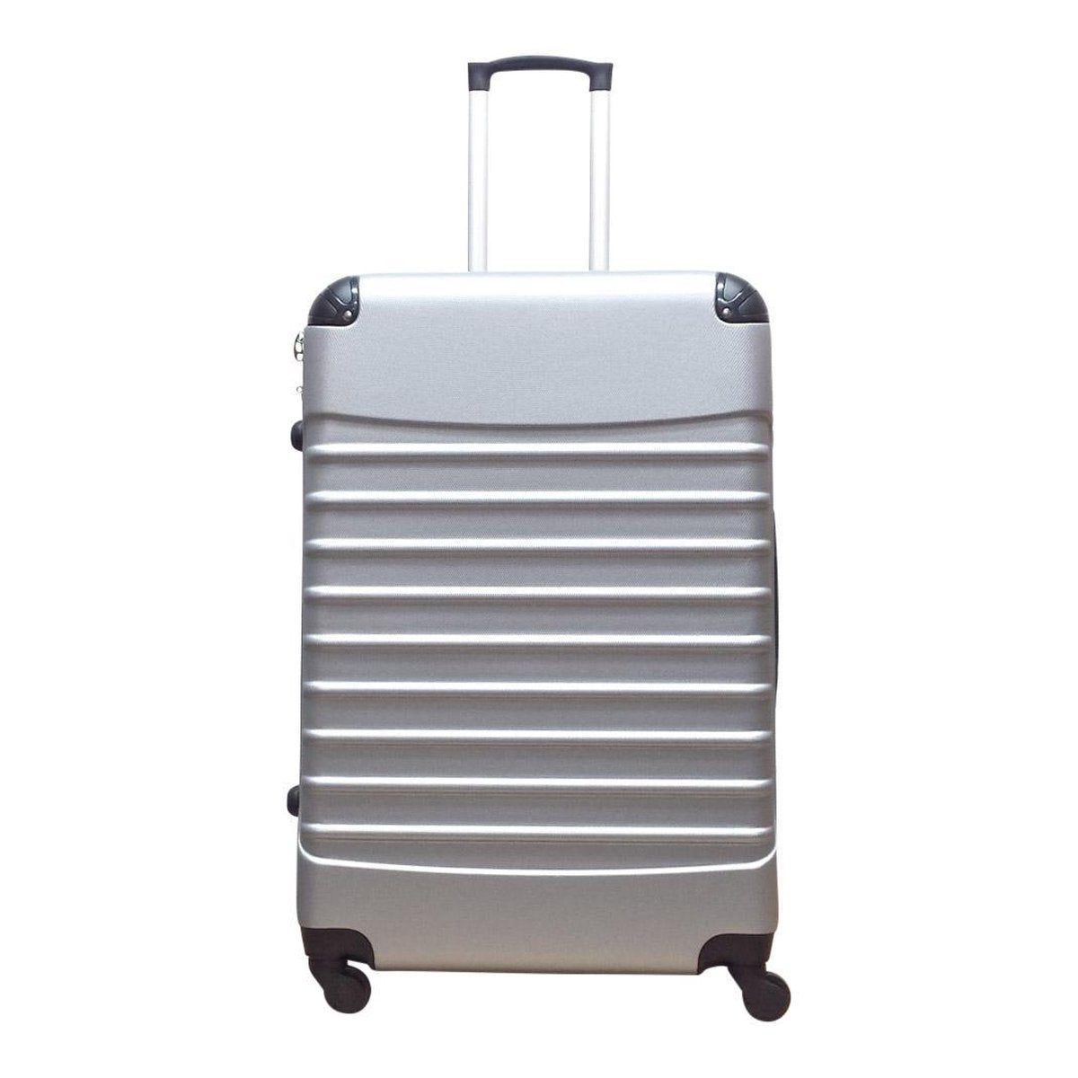 ABS hard shell suitcase – Siena-Silver-XS (26 L)-The Livary