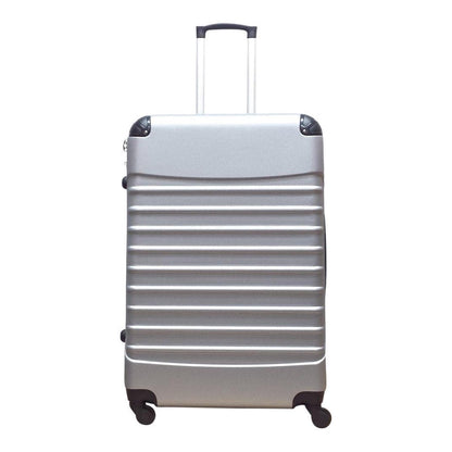 ABS hard shell suitcase – Siena-Silver-XS (26 L)-The Livary