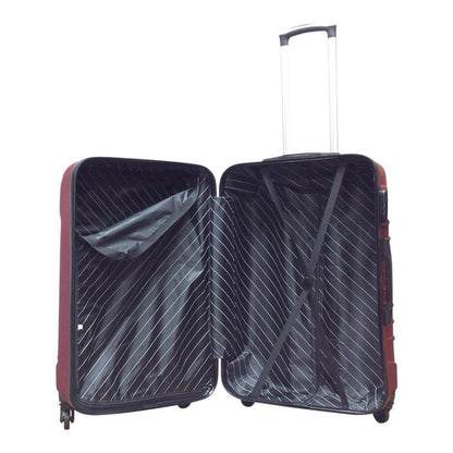 ABS hard shell suitcase – Siena-Silver-XS (26 L)-The Livary