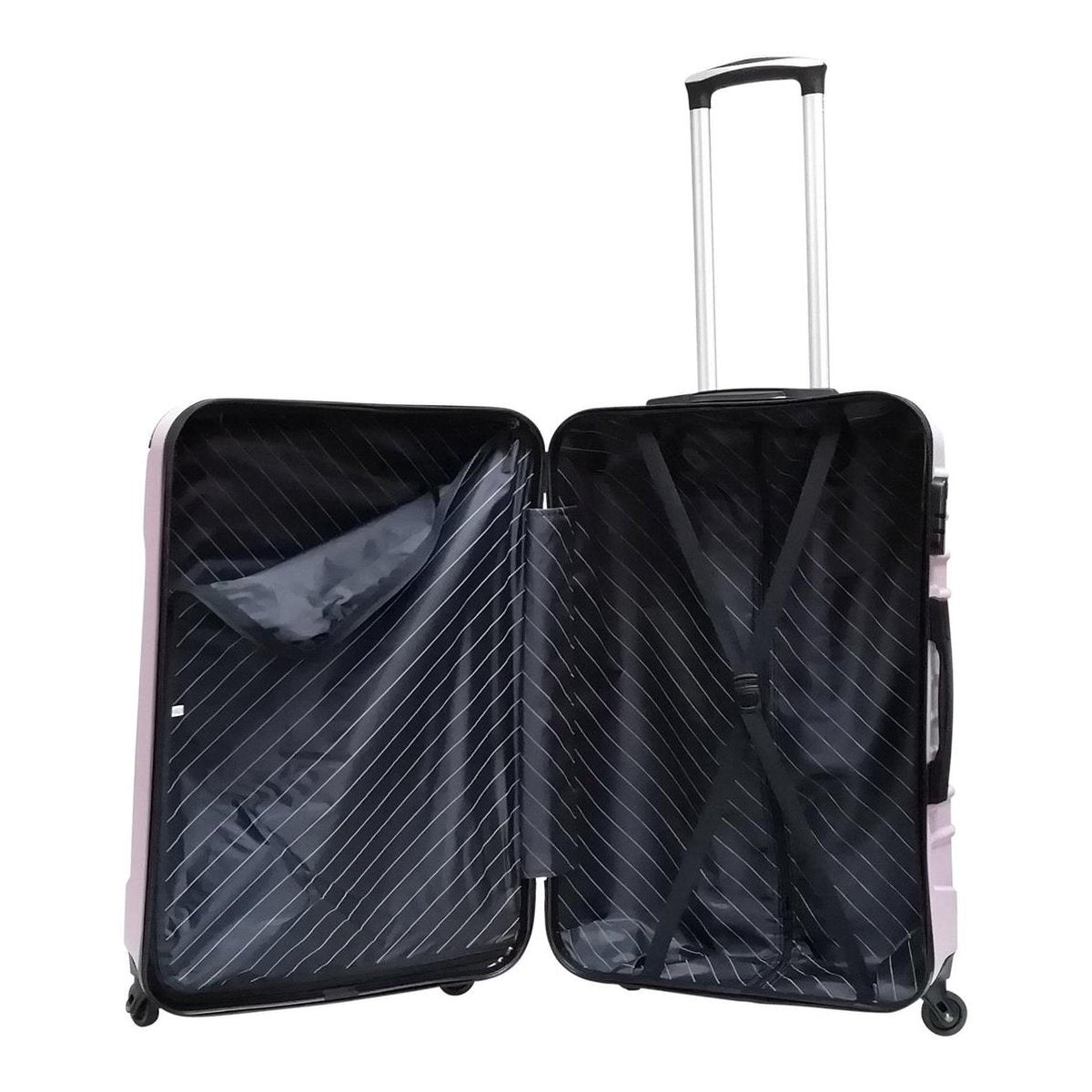 2-piece hard shell suitcase set – Siena Rosso-The Livary