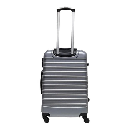ABS hard shell suitcase – Siena-Silver-XS (26 L)-The Livary