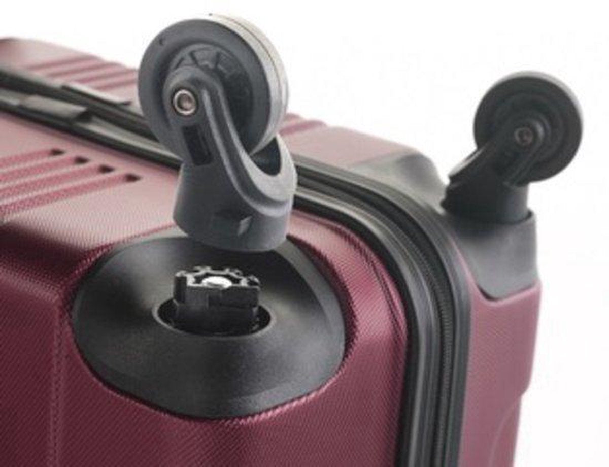 ABS hard shell suitcase – Siena-Silver-XS (26 L)-The Livary
