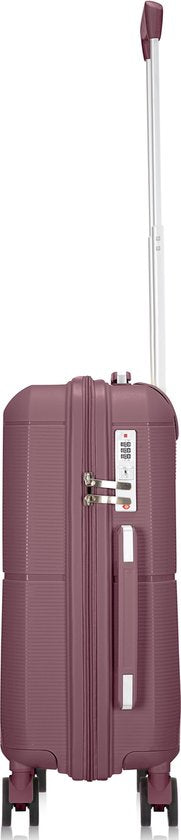 Hard-shell cabin suitcase – Capri-Pink-The Livary