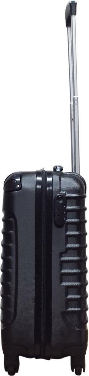 2-piece ABS luggage set – Ventura-Black-The Livary