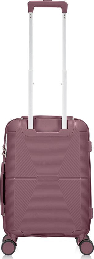 Hard-shell cabin suitcase – Capri-Pink-The Livary