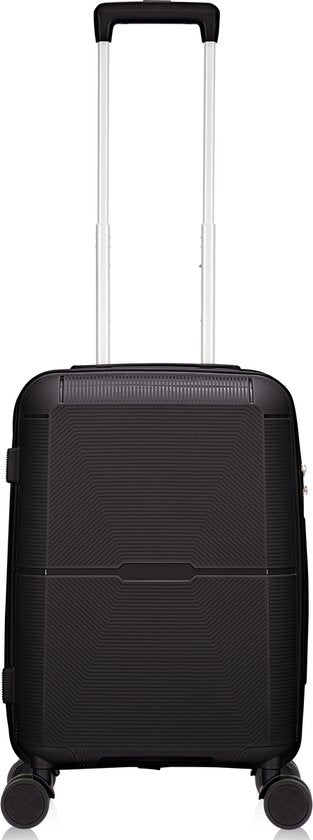 Hard-shell cabin suitcase – Capri-Black-The Livary