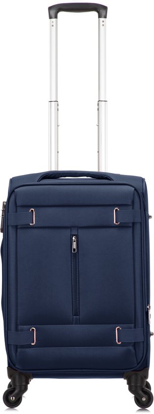 Soft cabin luggage – Porto-Dark blue-The Livary