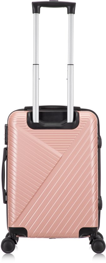 2-piece hard shell suitcase set – Santorini-Gray-2x S (39 L)-The Livary