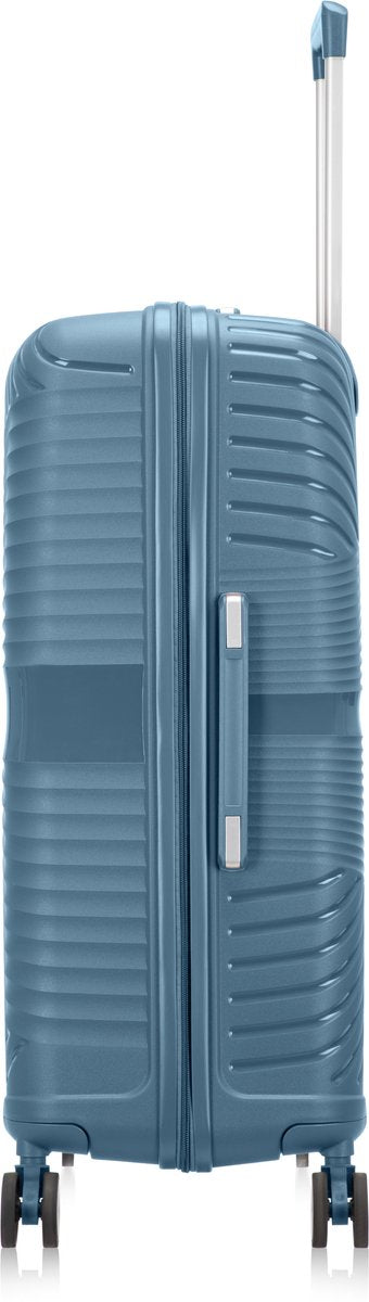 2-piece hard shell suitcase set – Valencia-Pink-2x S (39 L)-The Livary