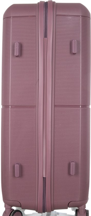 Hard-shell cabin suitcase – Capri-Pink-The Livary