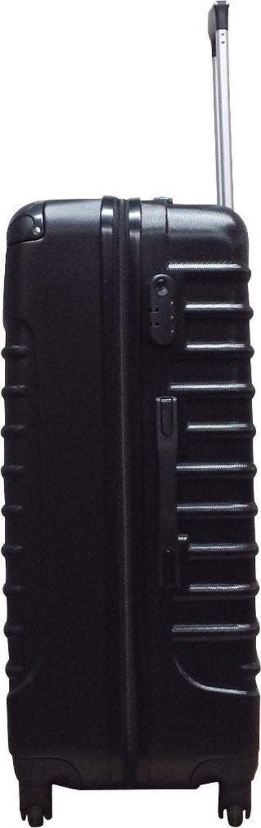 2-piece ABS luggage set – Ventura-Black-The Livary