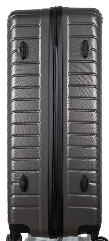 Hard-shell suitcase – Cordoba-Silver-M (63L)-The Livary