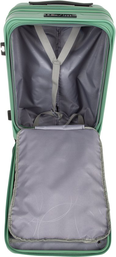 Hard-shell suitcase with laptop compartment – Vienna-Purple-S (39 L)-The Livary