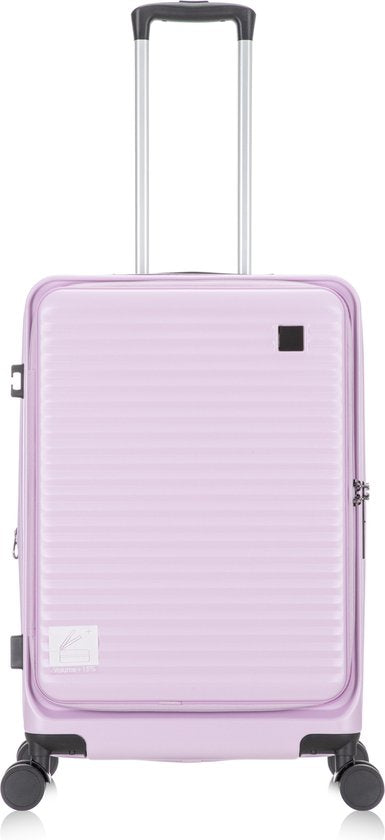 Hard-shell suitcase with laptop compartment – Vienna-Purple-S (39 L)-The Livary