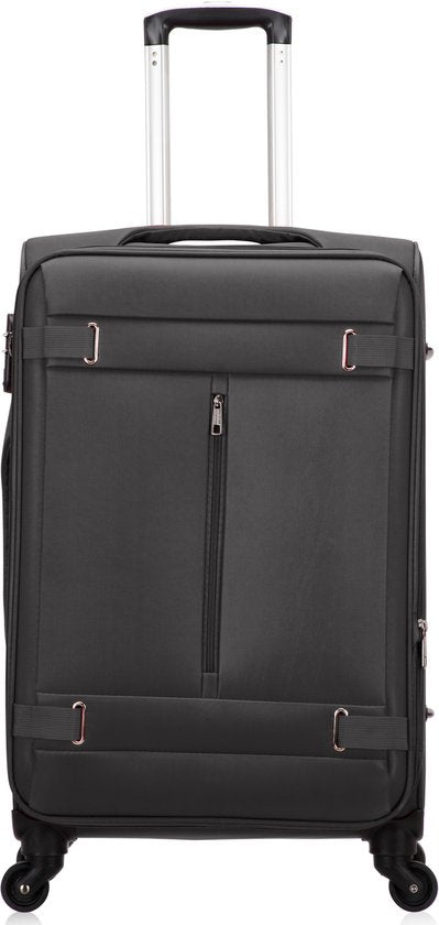 Soft Luggage - Valencia-Gray-M (65 L)-The Livary