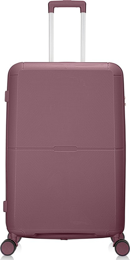 Hard-shell suitcase – Roma-Pink-M (65 L)-The Livary